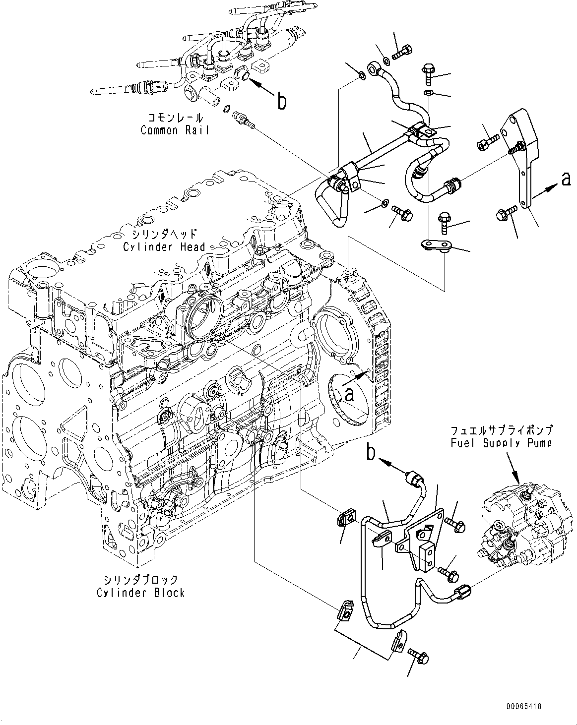 Трубка 6751-71-5421 KOMATSU