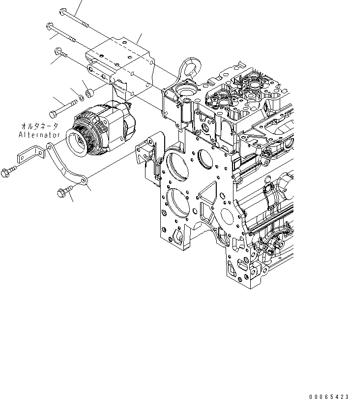 Support Assembly 6751-81-6510 KOMATSU