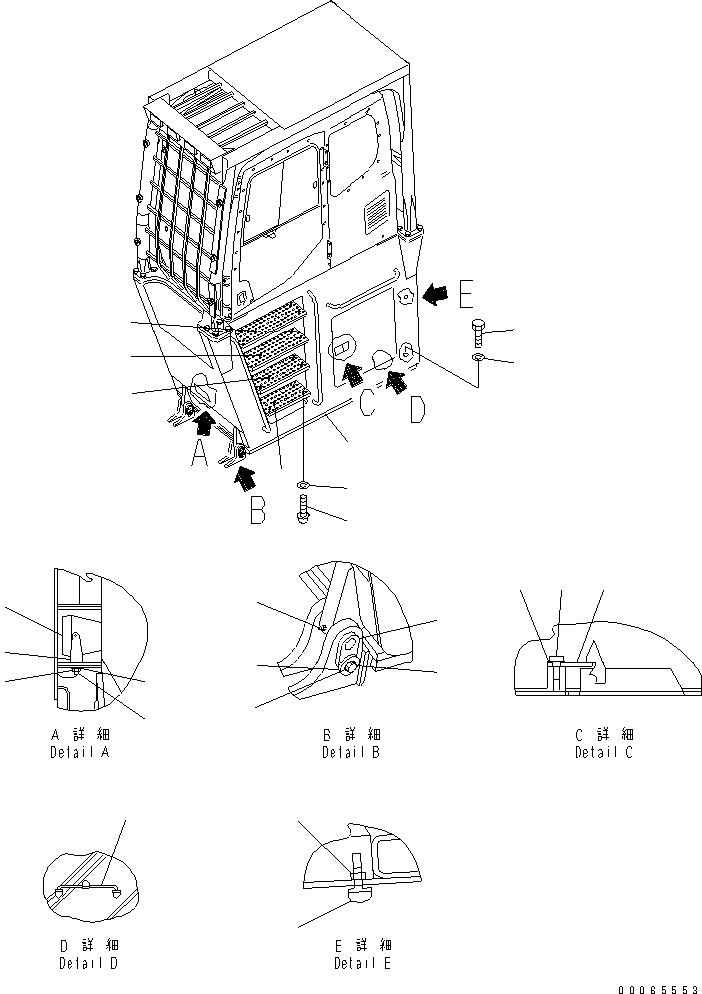 RISER, 60 INCH 207-54-A4010 KOMATSU