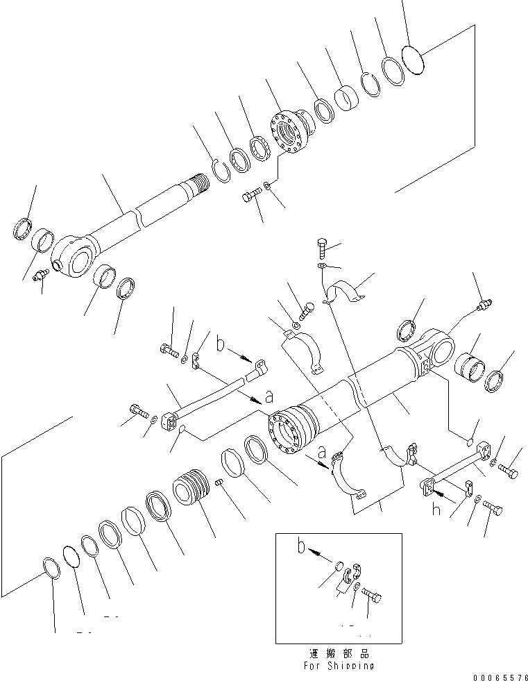 BUCKET CYLINDER A. 707-01-0A464 KOMATSU