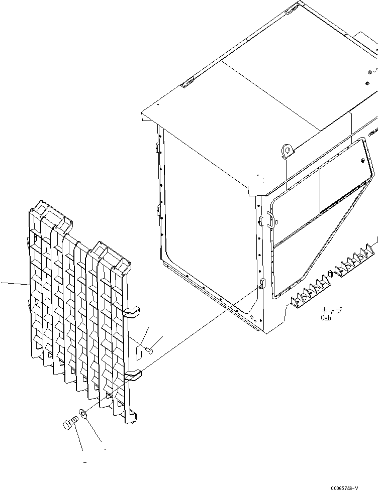 Ограждение 21T-956-3110 KOMATSU
