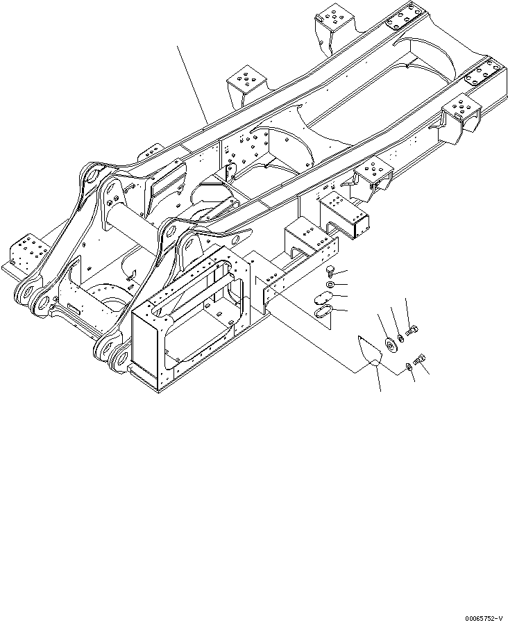 Рама 21T-46-31210 KOMATSU