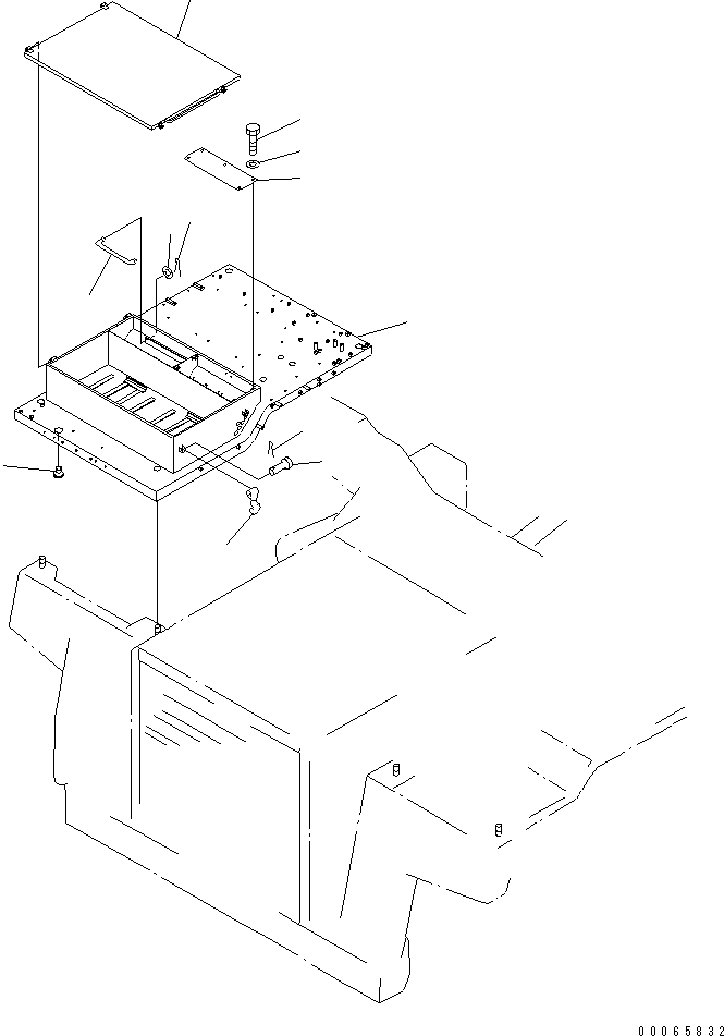 PLATFORM,R.H. 561-95-63151 KOMATSU