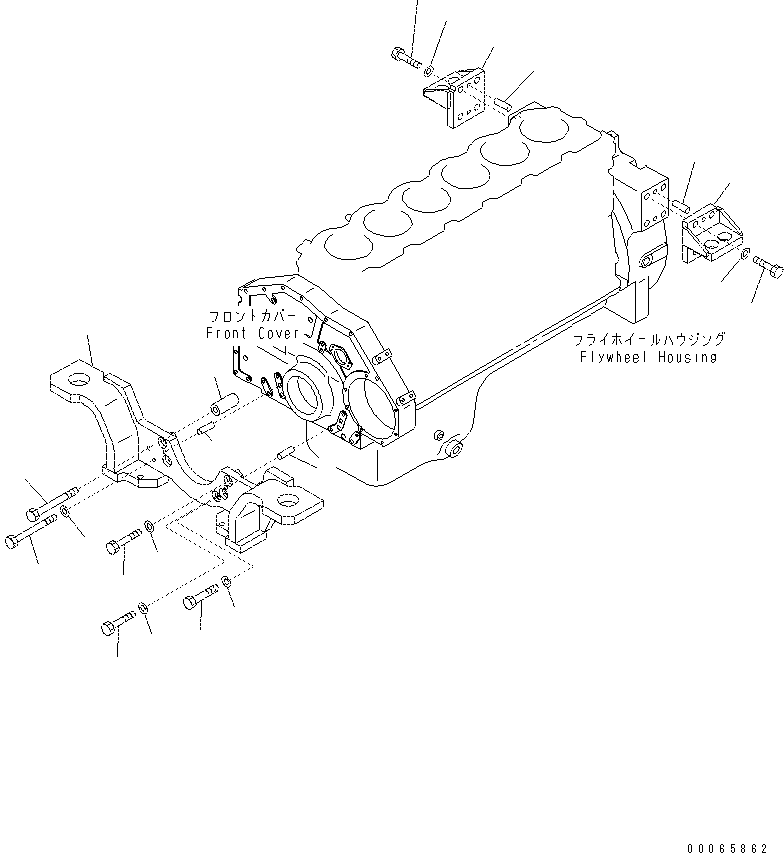 Кронштейн 23C-01-51131 KOMATSU