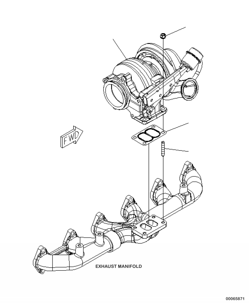 TURBOCHARGER 6745-82-8010 KOMATSU