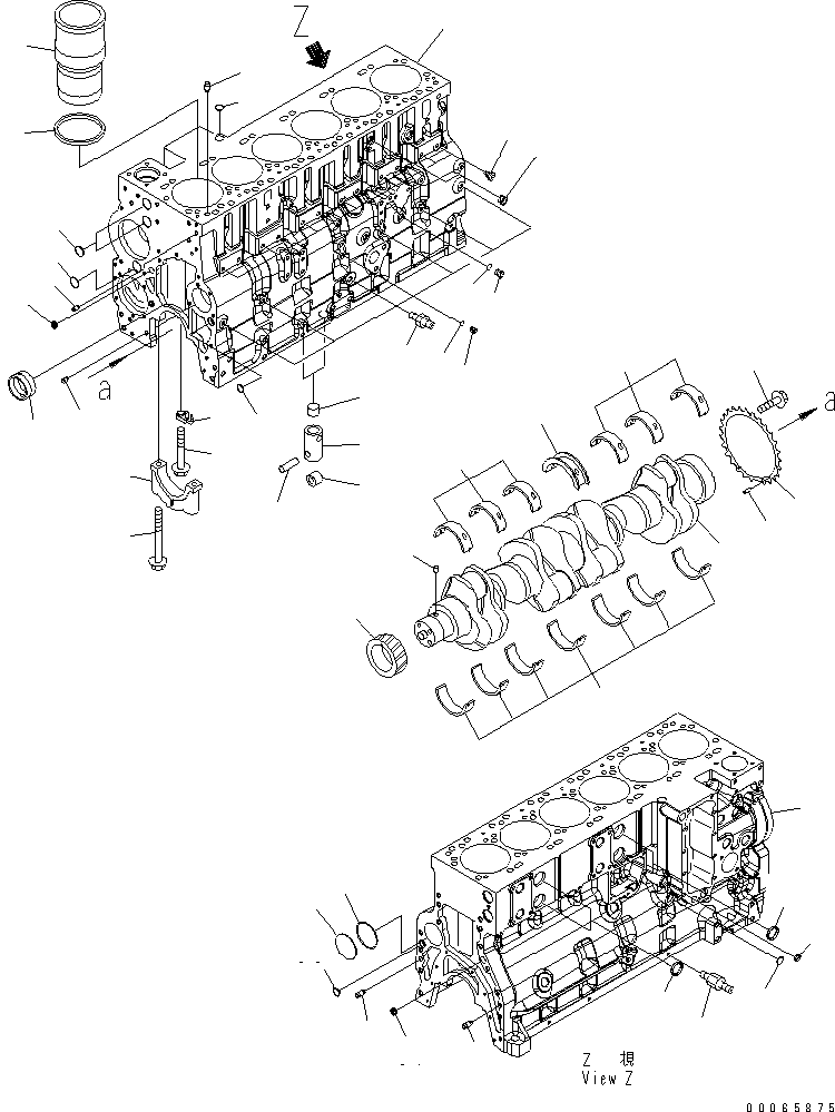 NOZZLE, PISTON COOLING 6745-21-1611 KOMATSU