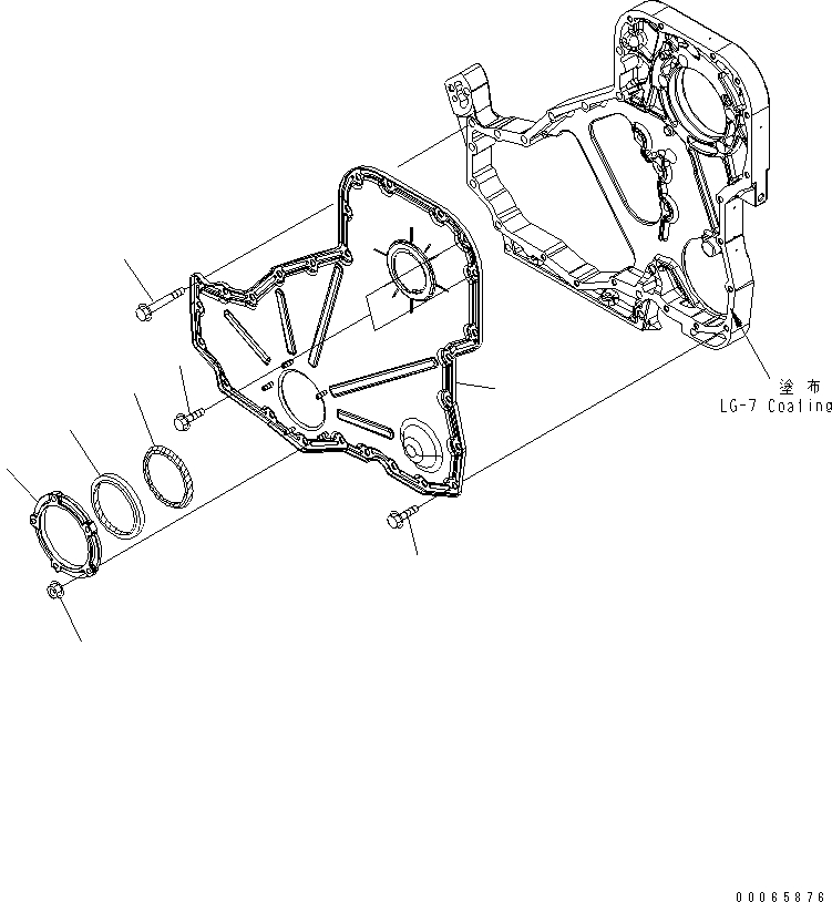 SEAL KIT, OIL 6745-22-1210 KOMATSU