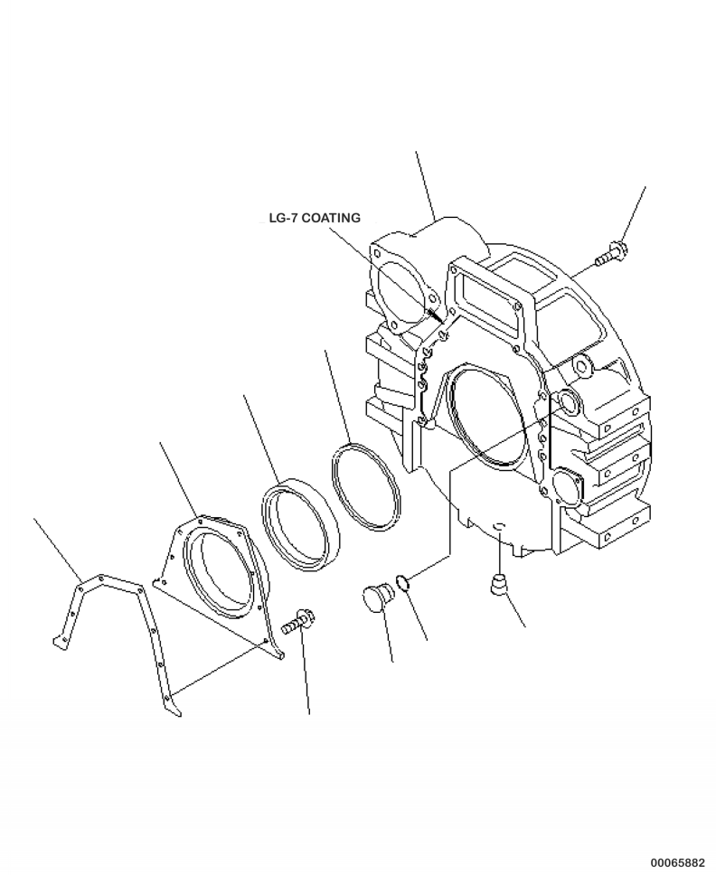 Резьбовая пробка 6735-21-4270 KOMATSU