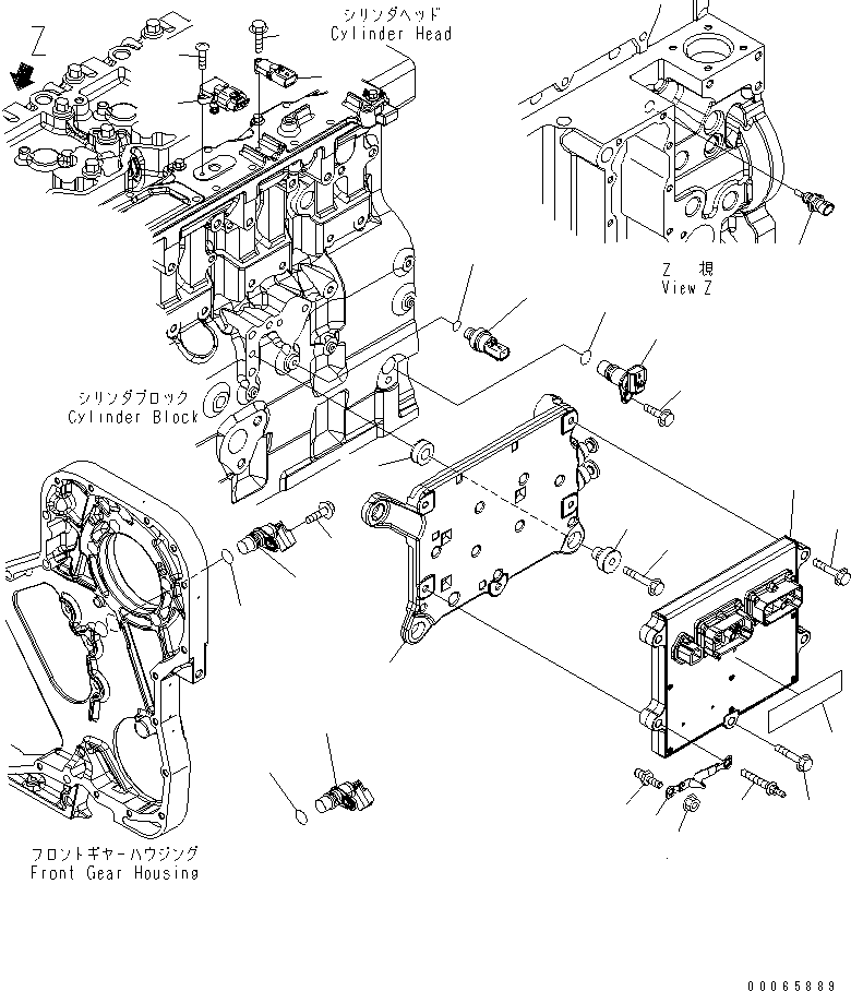 SENSOR, POSITION 6754-81-9201 KOMATSU