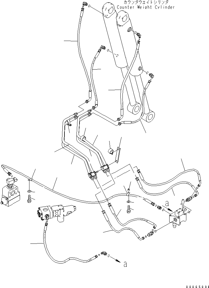 Шланг с торцевым уплотнением 02756-00312 KOMATSU