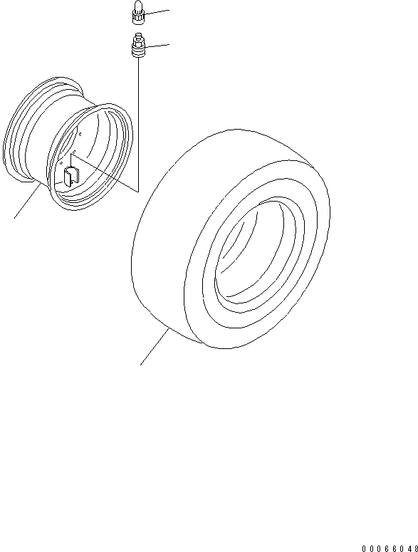 WHEEL Z0600 361-30-21110 KOMATSU