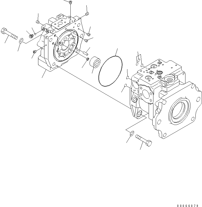 Болт 01010-61860 KOMATSU