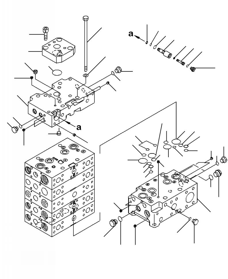 Клапан в сборе 723-45-12101 KOMATSU