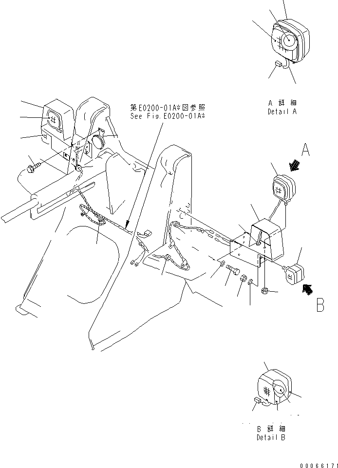 BULB, 21W 363-06-37170 KOMATSU