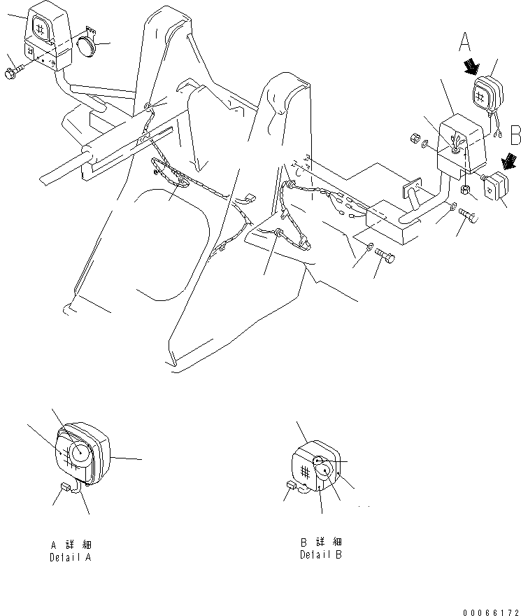 Lamp Assembly, Turn Signal 363-06-37521 KOMATSU