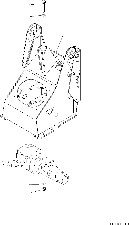 FRAME,FRONT 361-46-21113 KOMATSU