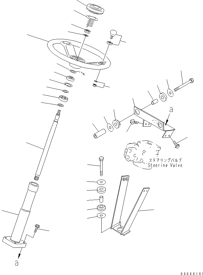 COLUMN ASS'Y 363-40-32211 KOMATSU