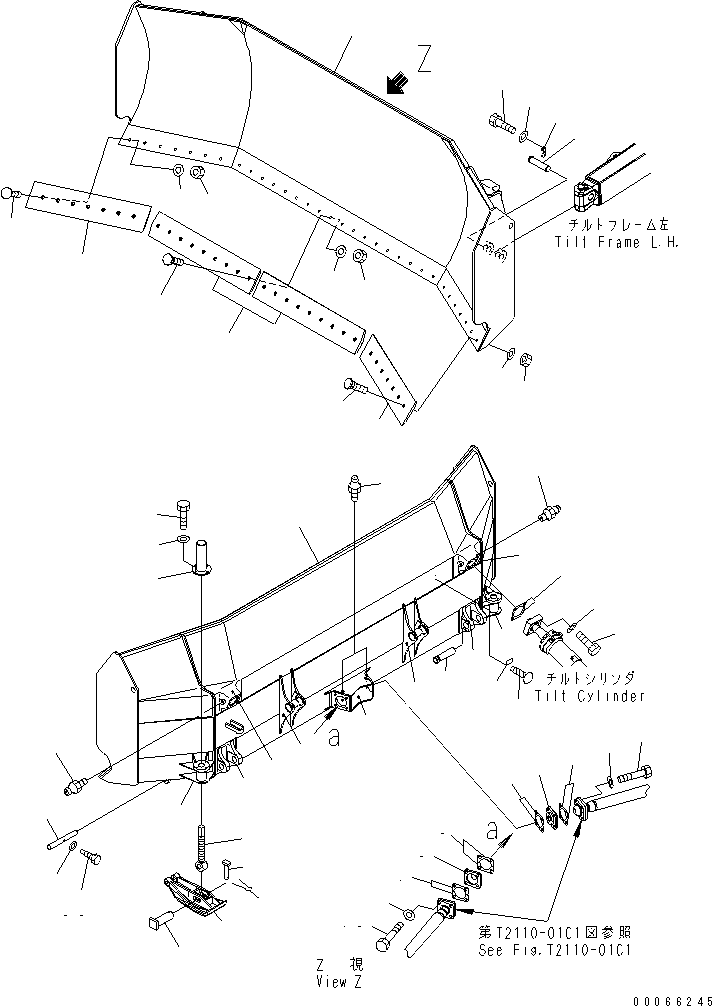 Щётка стеклоочистителя 154-73-71110 KOMATSU
