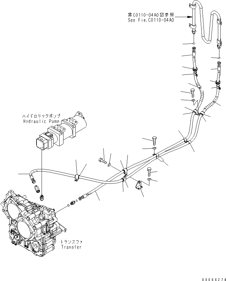 HOSE, 3000MM 417-14-41231 KOMATSU