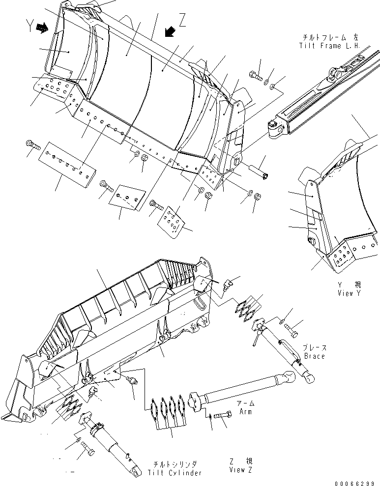 Щётка стеклоочистителя 17A-71-46112 KOMATSU