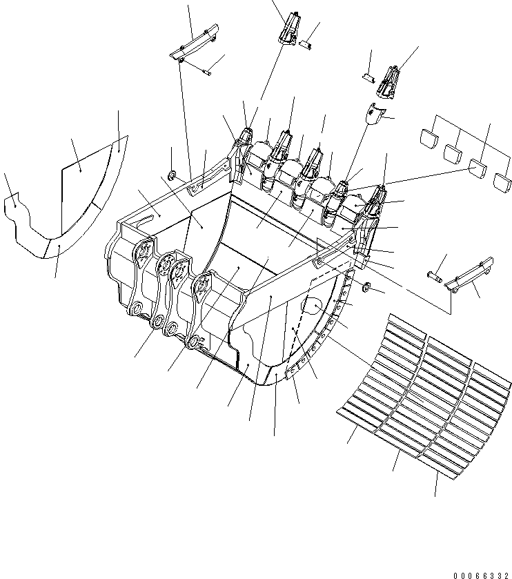 Пластина (сварная) 775-920-R340 KOMATSU