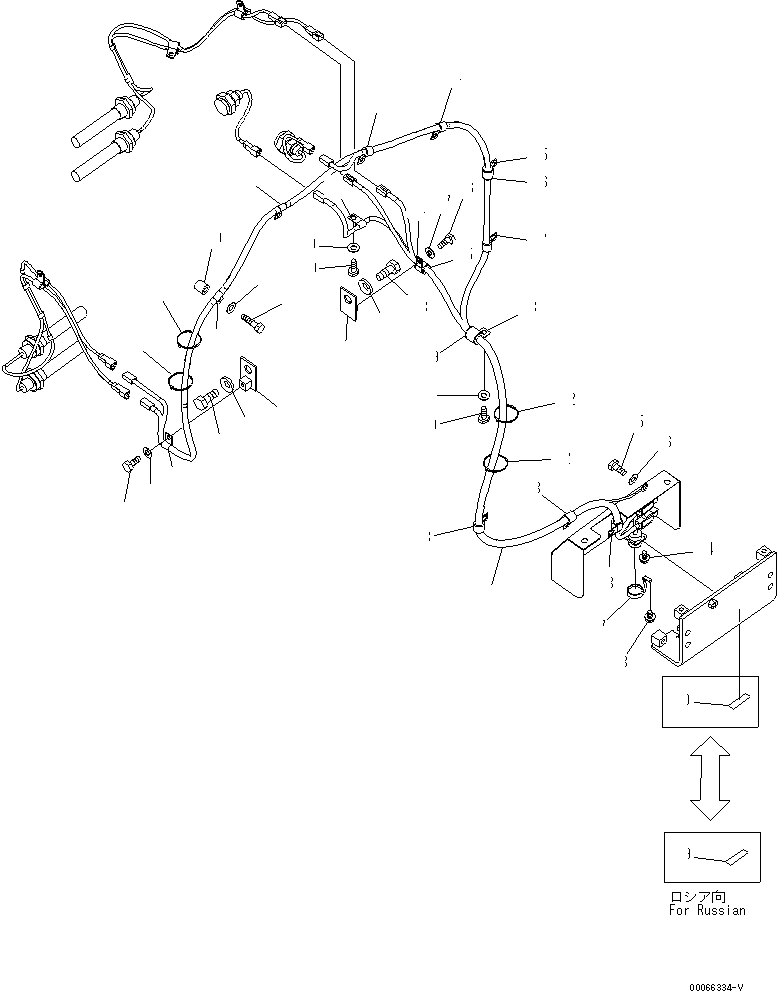 Жгут проводов 21T-06-33950 KOMATSU