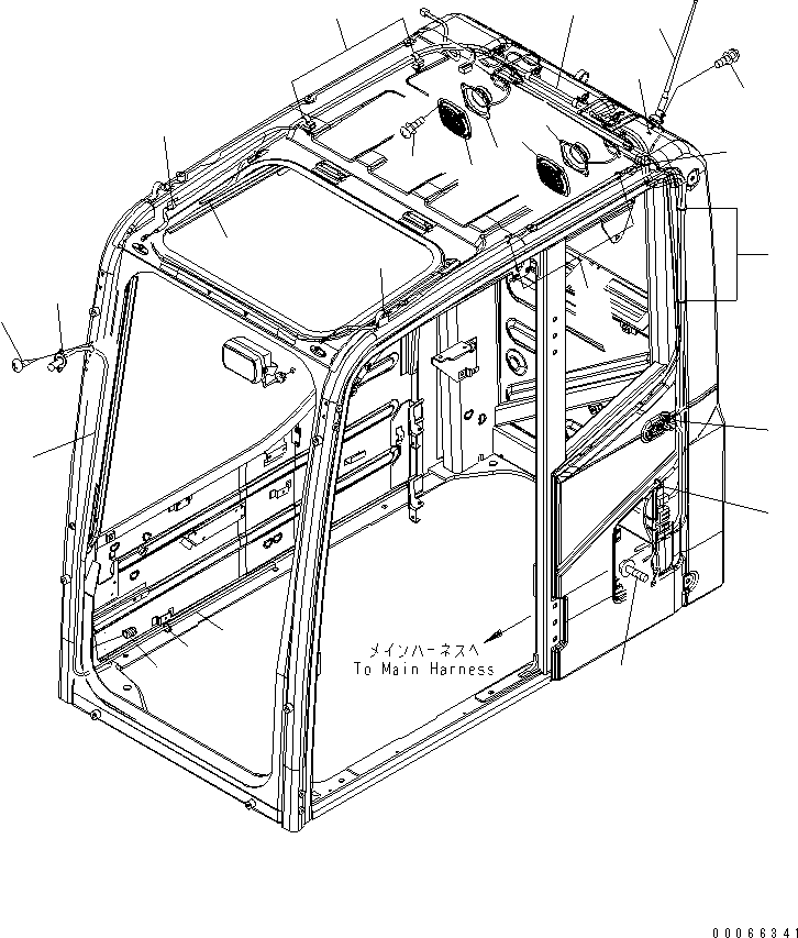 Жгут проводов 207-06-76891 KOMATSU