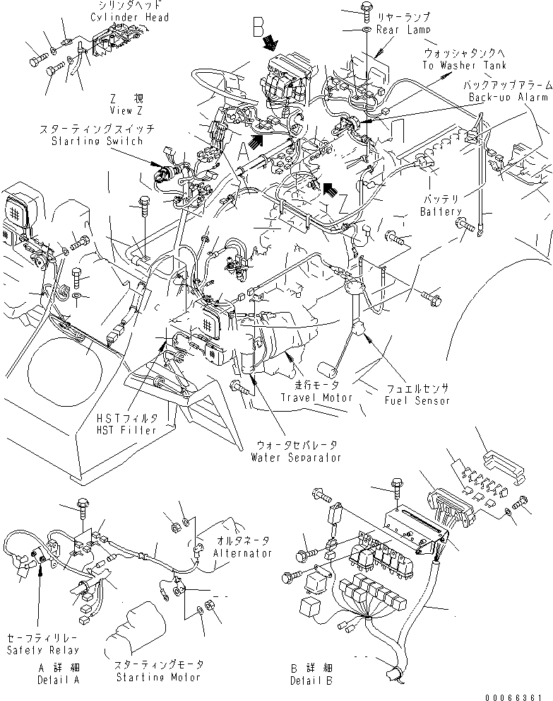 Жгут проводов 361-U15-2131 KOMATSU