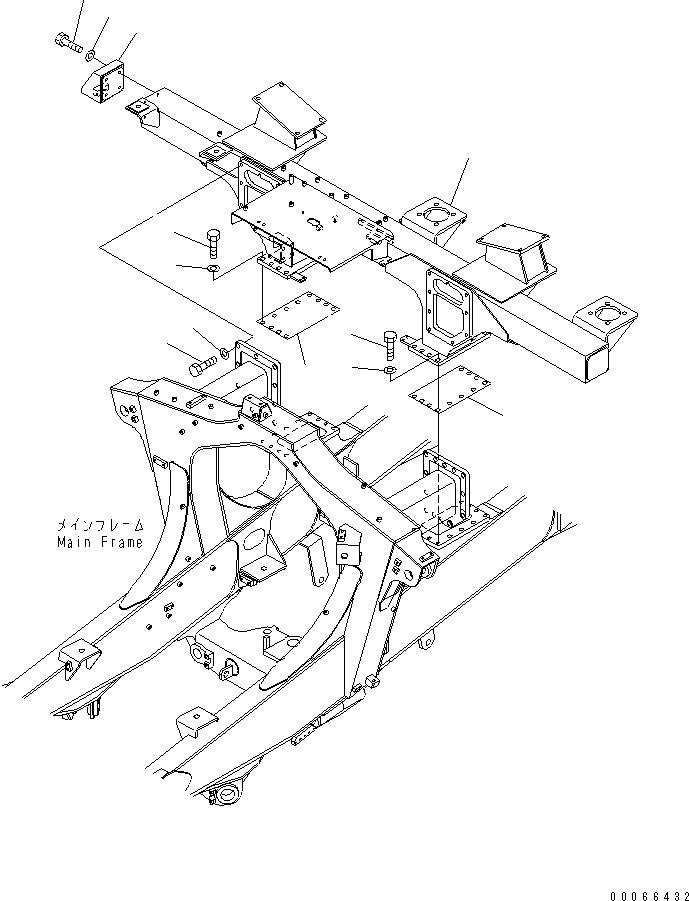 Опора 566-89-8F333 KOMATSU