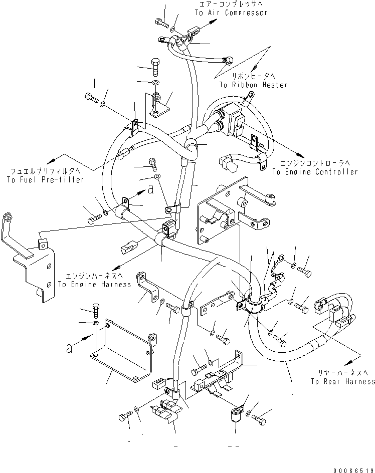 Жгут проводов 417-06-42352 KOMATSU