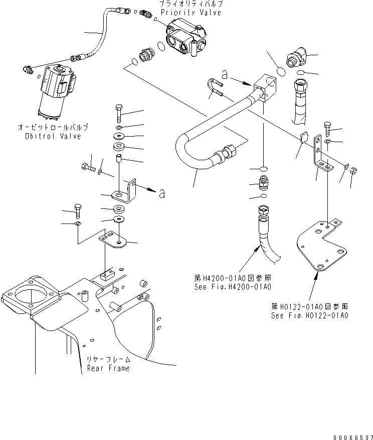 Шланг с торцевым уплотнением 02765-002A4 KOMATSU