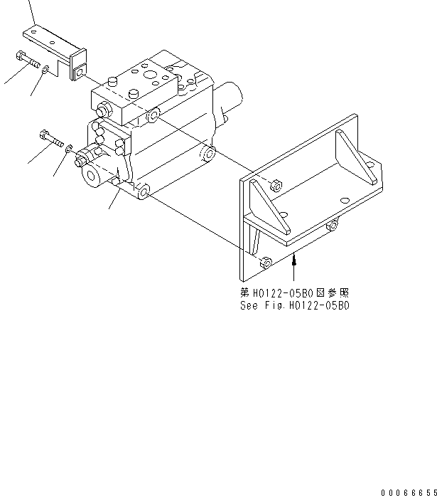 Кронштейн 427-S33-2520 KOMATSU