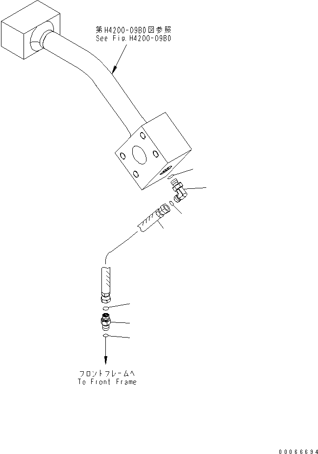 Шланг с торцевым уплотнением 02777-002A3 KOMATSU
