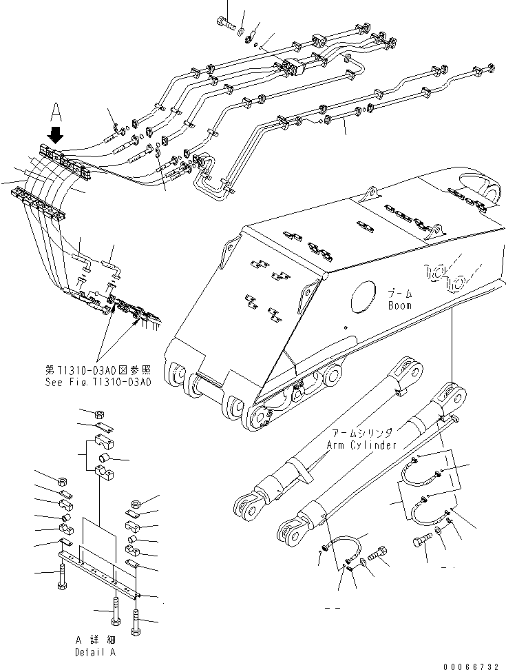 Шланг фланцевого типа 07085-01430 KOMATSU