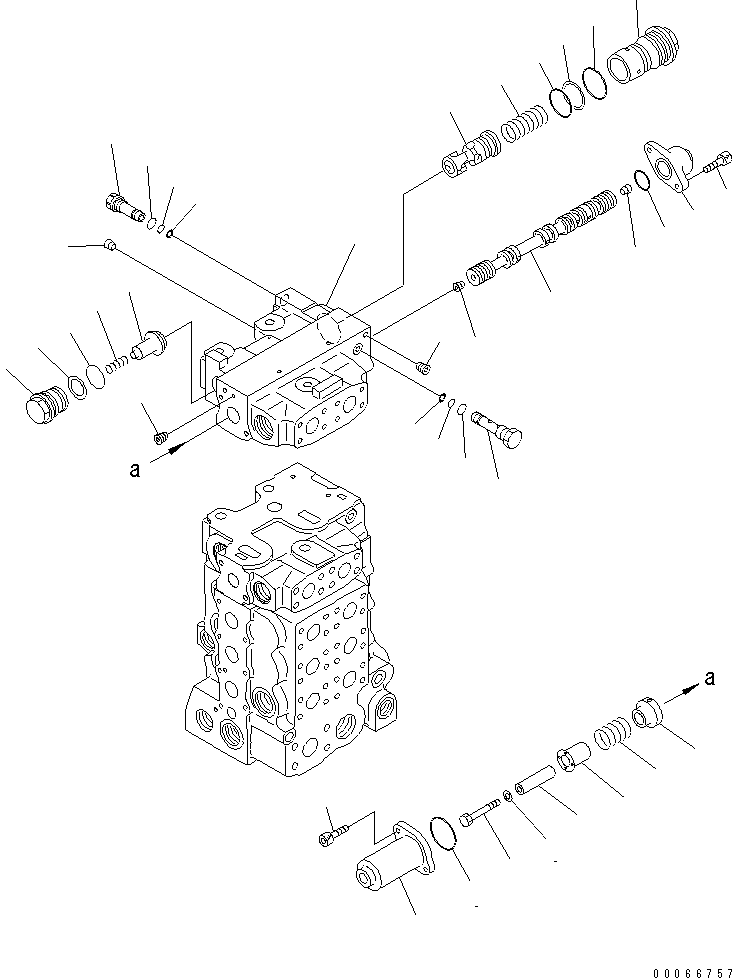 Клапан в сборе 723-61-23600 KOMATSU