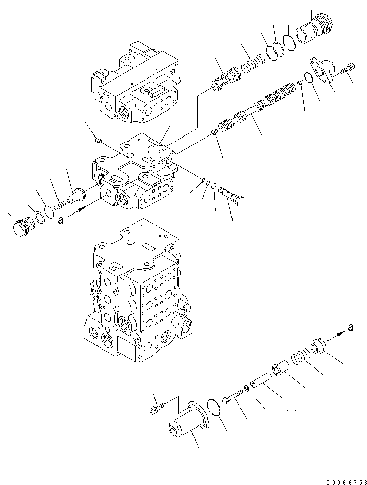 Клапан в сборе 723-61-22900 KOMATSU