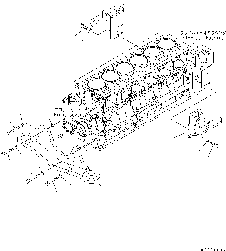 SUPPORT,FRONT 21N-01-37111 KOMATSU