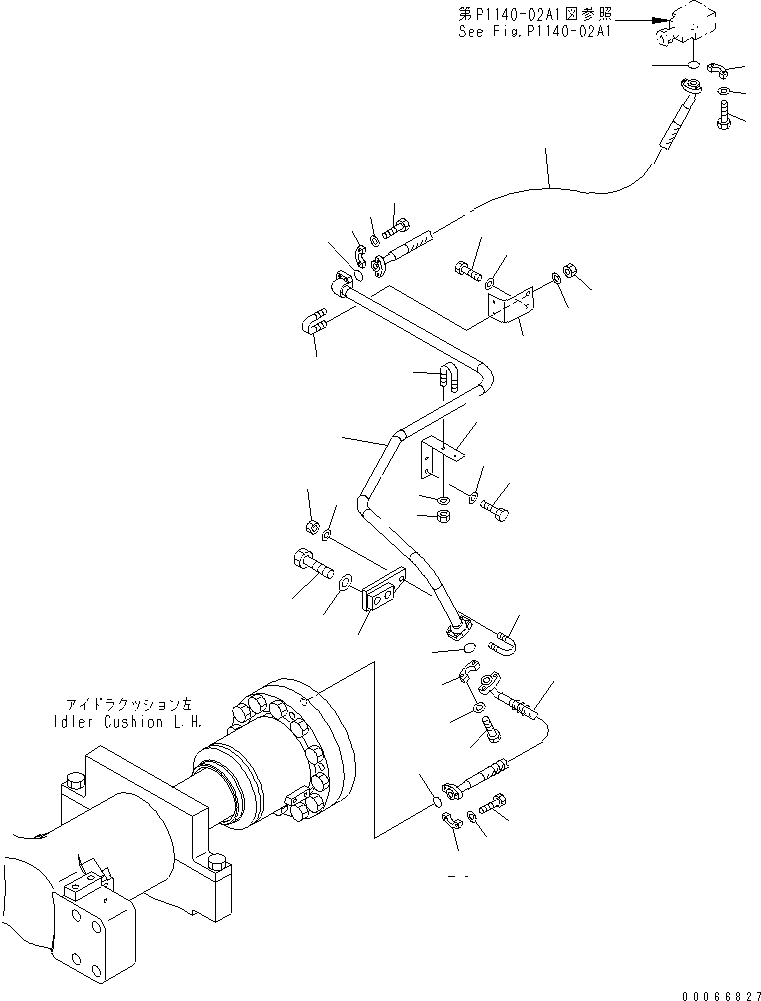 Шланг фланцевого типа 07097-106A7 KOMATSU