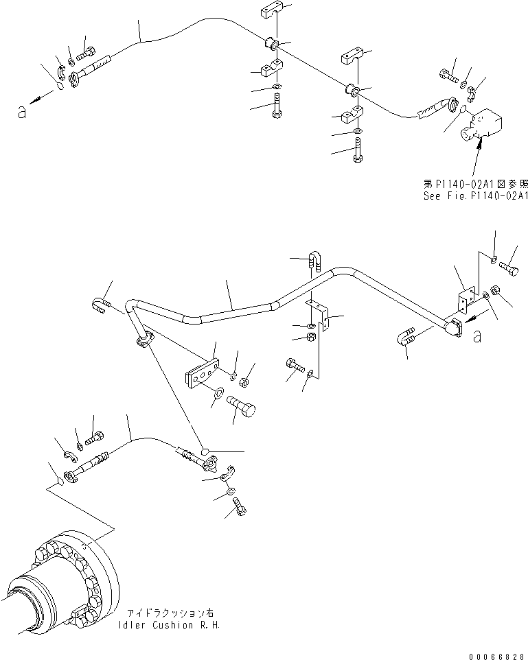 Шланг фланцевого типа 07097-10622 KOMATSU