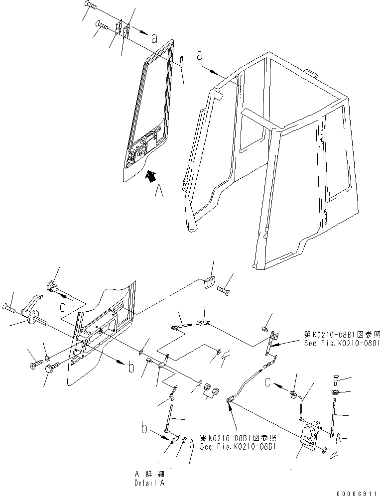 DOOR ASS'Y,R.H. (362-56-41803) KOMATSU