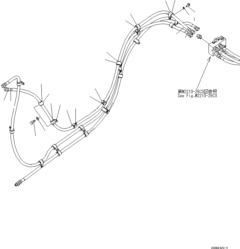Шланг в сборе 198-61-63121 KOMATSU