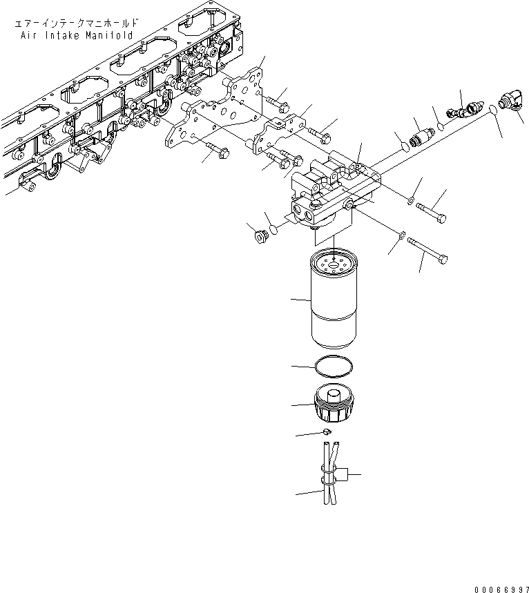 Трубка 07270-20885 KOMATSU