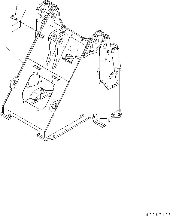 Frame, Front 418-877-4380 KOMATSU