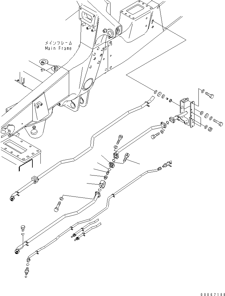 Клапан в сборе 569-61-84700 KOMATSU