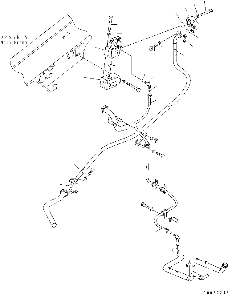 Клапан в сборе (569-60-88300) KOMATSU