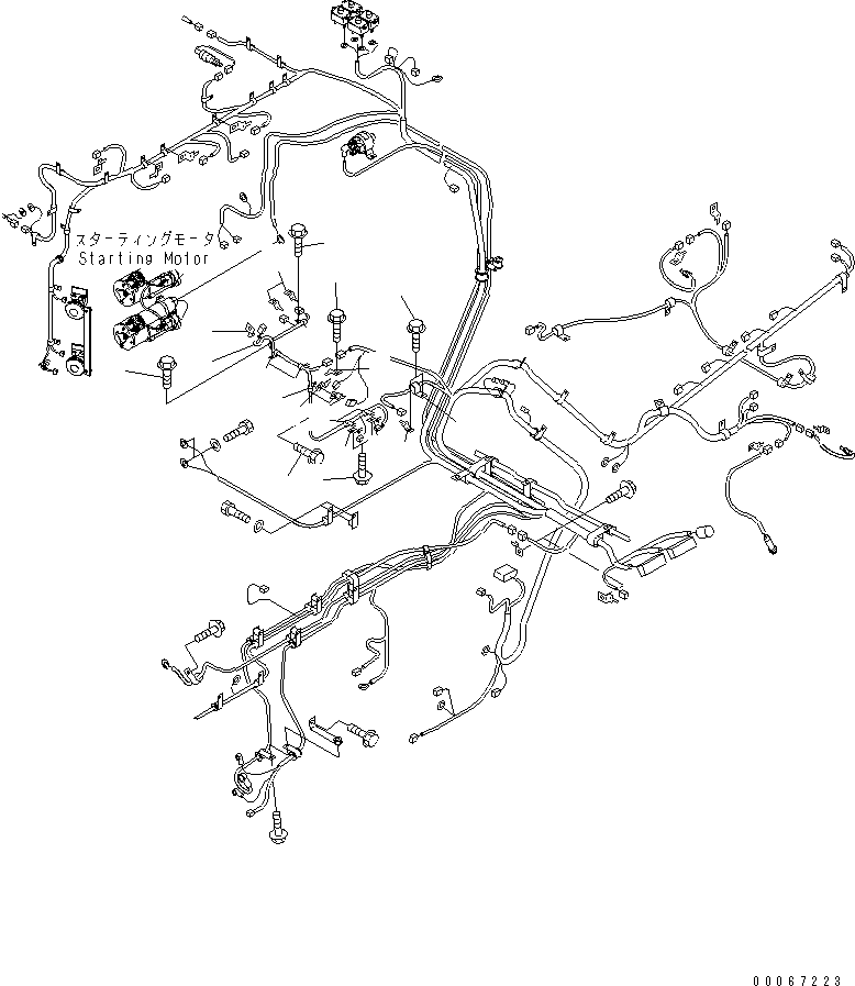 Жгут проводов 569-06-8C270 KOMATSU