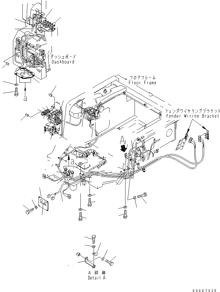 Жгут проводов 198-06-71560 KOMATSU