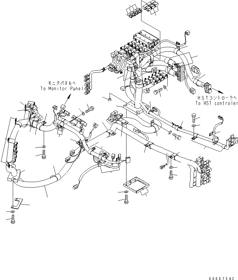 Жгут проводов 418-06-42180 KOMATSU