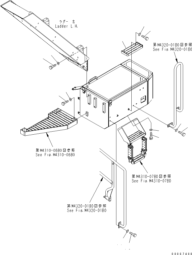 Подножка 427-54-29381 KOMATSU