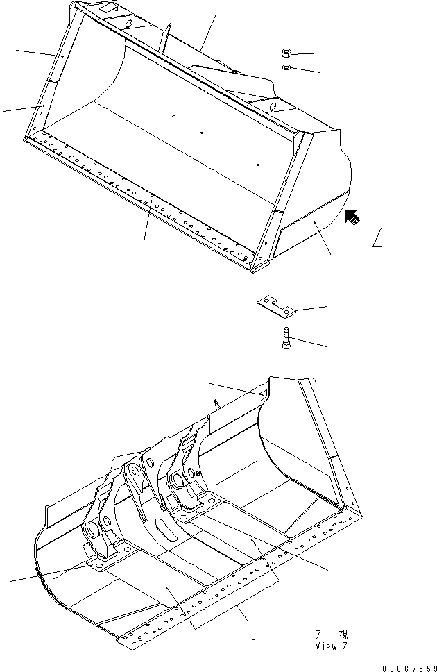 Пластина сварная 421-803-3240 KOMATSU